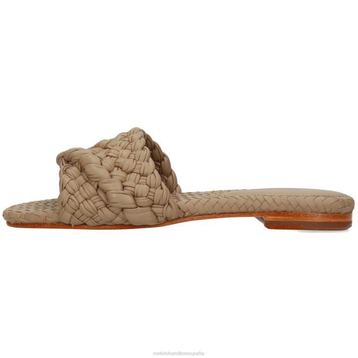 elodie 53 mujer Melvin & Hamilton marrón JRT41596 mulas