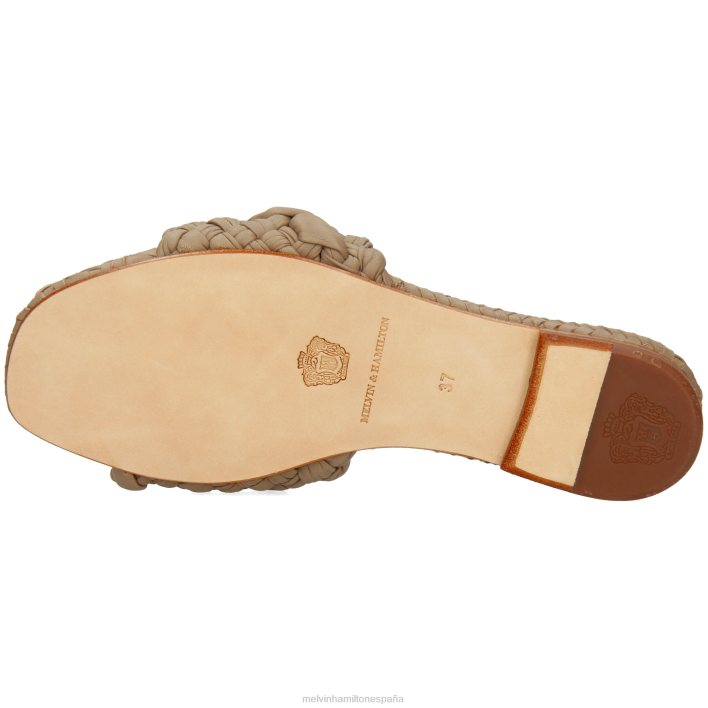 elodie 53 mujer Melvin & Hamilton marrón JRT41596 mulas