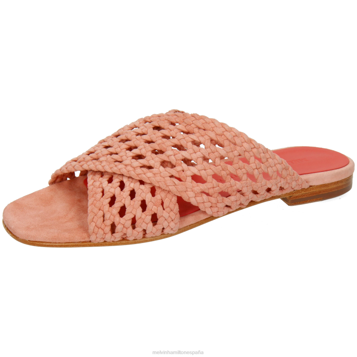 elodie 62 mujer Melvin & Hamilton rojo JRT41607 mulas