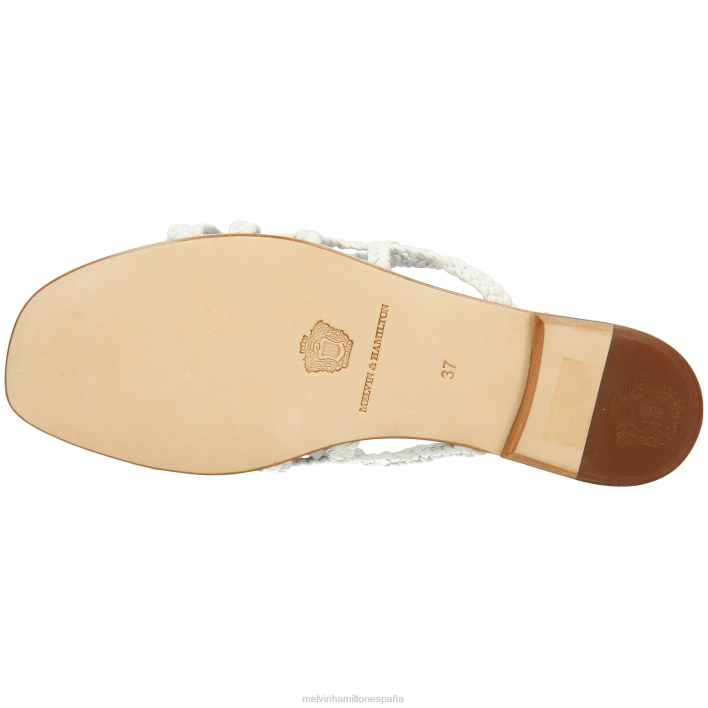 elodie 64 mujer Melvin & Hamilton blanco JRT41555 mulas