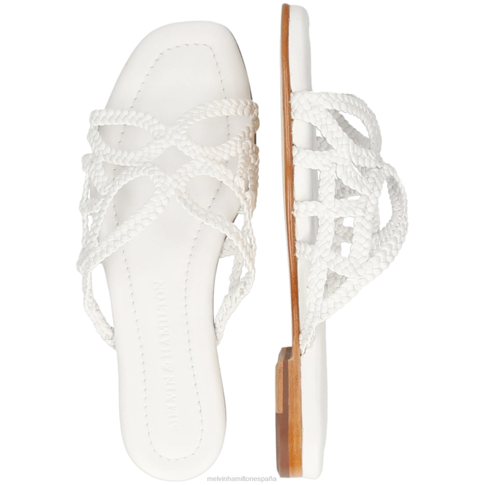 elodie 64 mujer Melvin & Hamilton blanco JRT41555 mulas