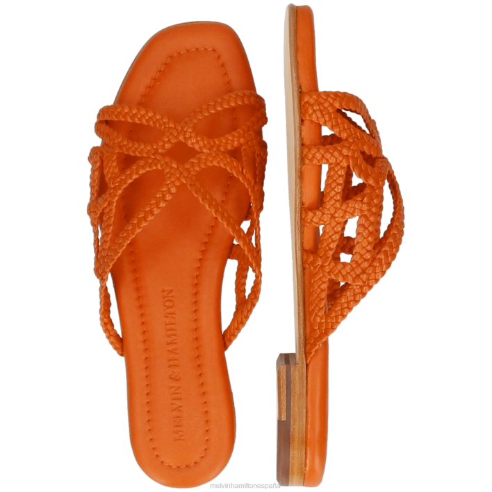 elodie 64 mujer Melvin & Hamilton naranja JRT41559 mulas