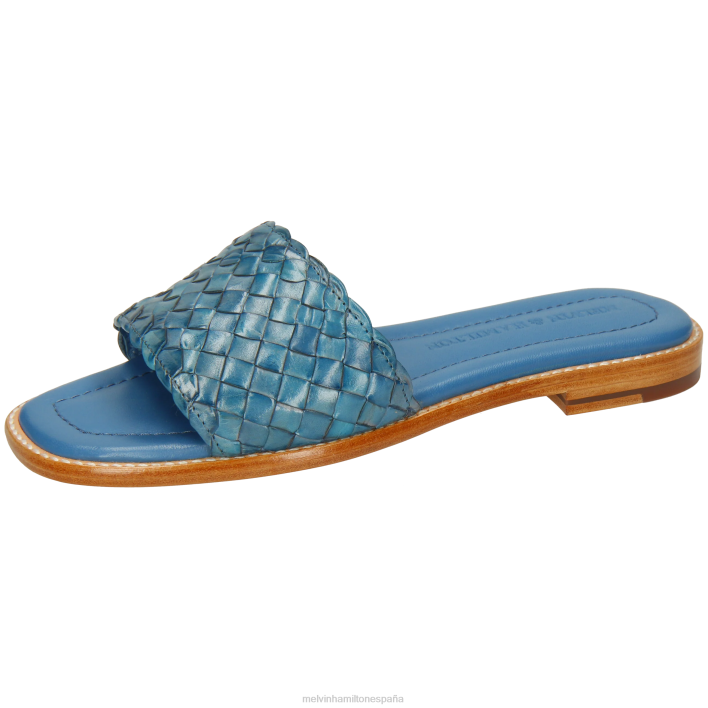 elodie 65 mujer Melvin & Hamilton azul JRT41586 mulas