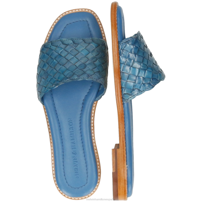 elodie 65 mujer Melvin & Hamilton azul JRT41586 mulas