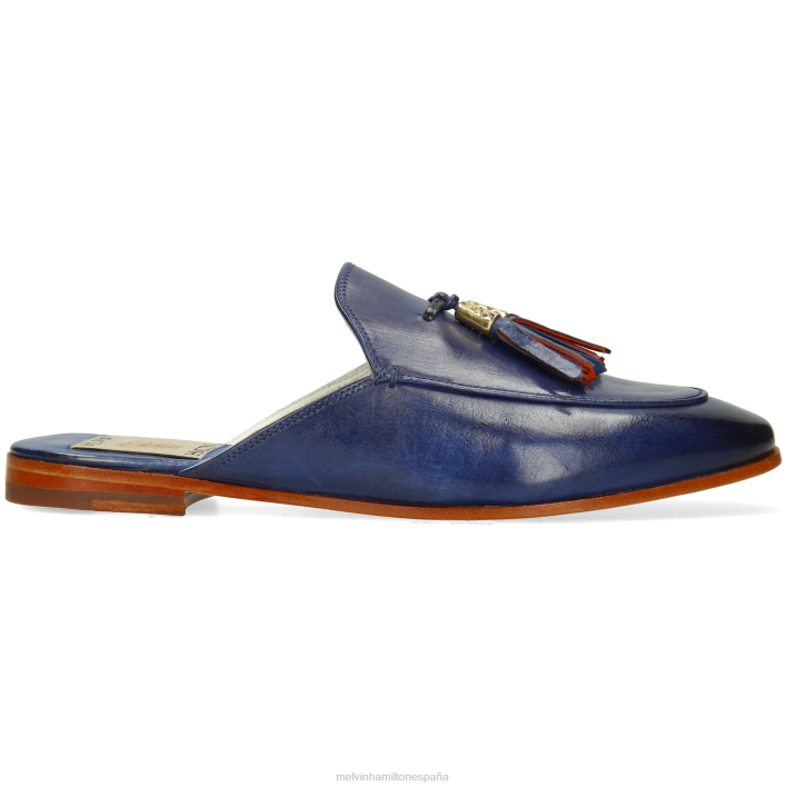 escarlata 2 mujer Melvin & Hamilton azul JRT41534 mulas