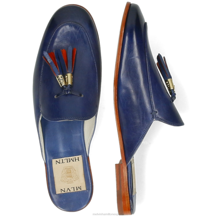 escarlata 2 mujer Melvin & Hamilton azul JRT41534 mulas