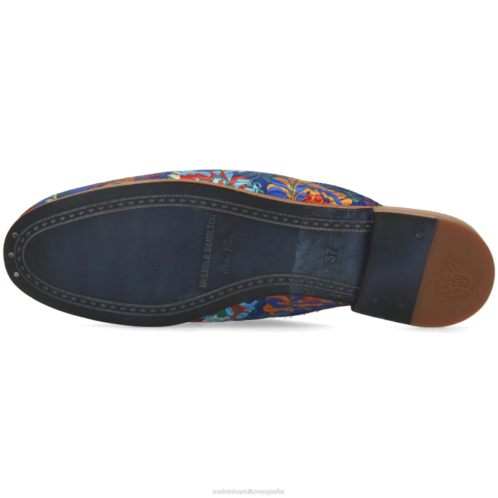 escarlata 2 mujer Melvin & Hamilton azul JRT41743 mulas