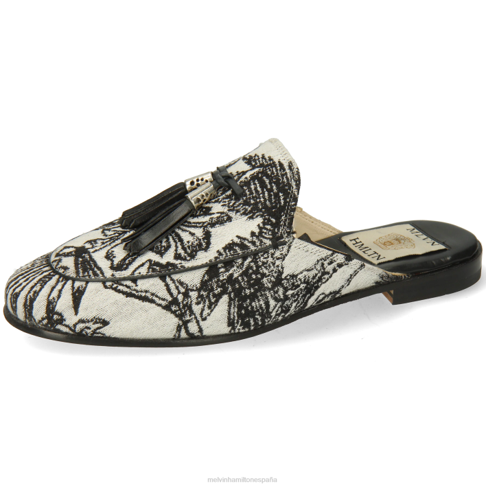 escarlata 2 mujer Melvin & Hamilton negro JRT41541 mulas