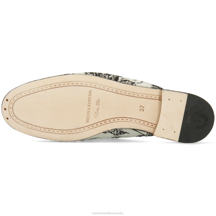 escarlata 2 mujer Melvin & Hamilton negro JRT41541 mulas