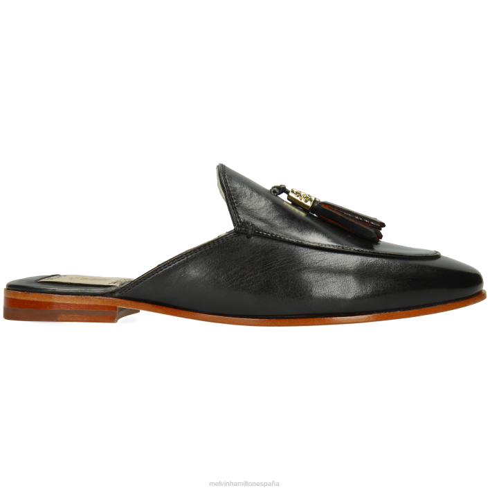 escarlata 2 mujer Melvin & Hamilton negro JRT41590 mulas