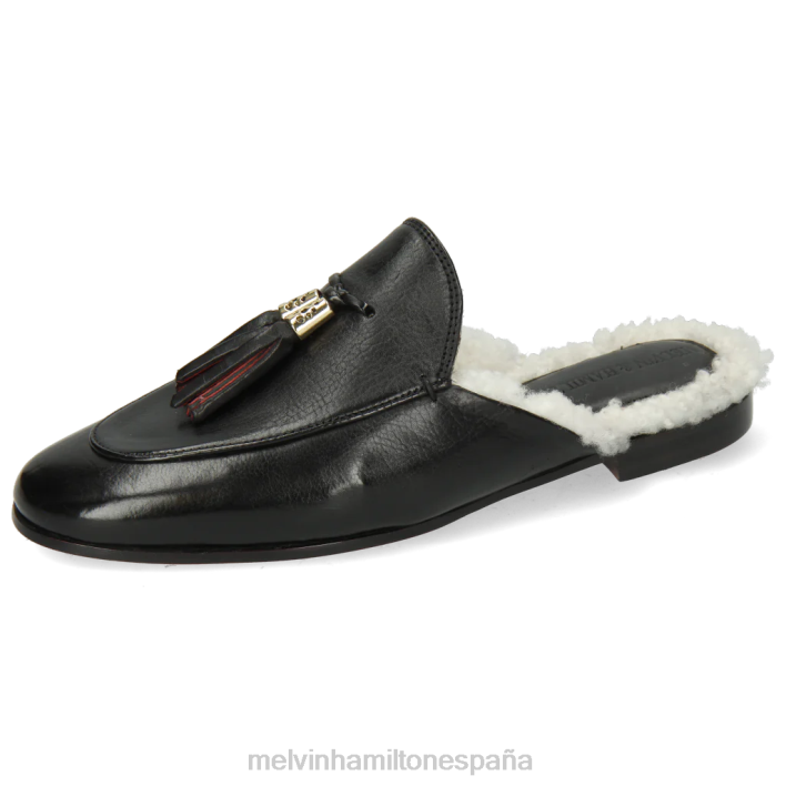 escarlata 2 mujer Melvin & Hamilton negro JRT41694 mulas