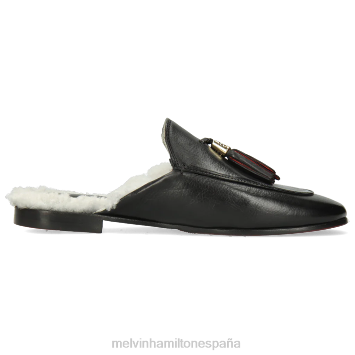 escarlata 2 mujer Melvin & Hamilton negro JRT41694 mulas