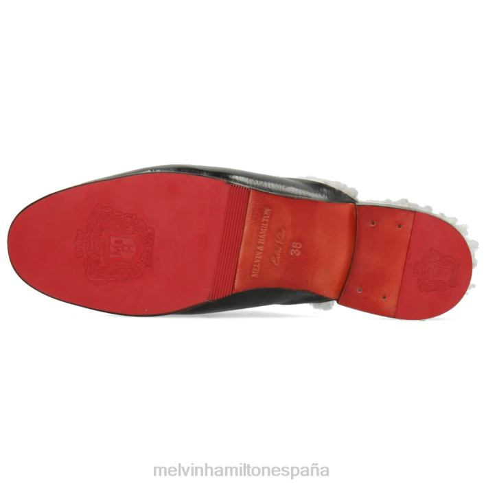 escarlata 2 mujer Melvin & Hamilton negro JRT41694 mulas