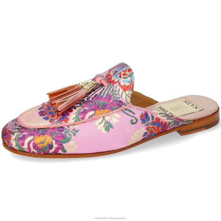 escarlata 2 mujer Melvin & Hamilton rosa JRT41742 mulas