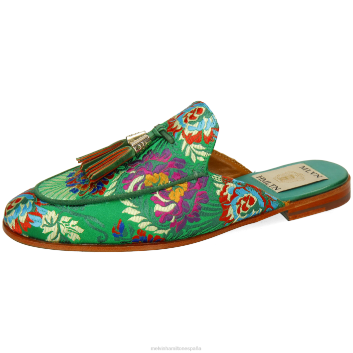 escarlata 2 mujer Melvin & Hamilton verde JRT41626 mulas