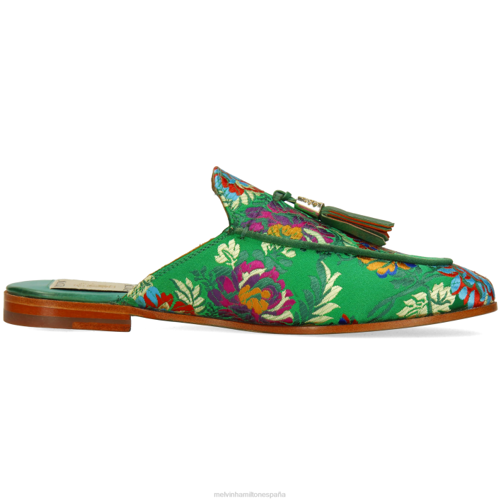 escarlata 2 mujer Melvin & Hamilton verde JRT41626 mulas