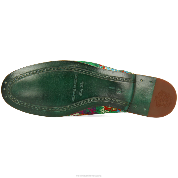 escarlata 2 mujer Melvin & Hamilton verde JRT41626 mulas