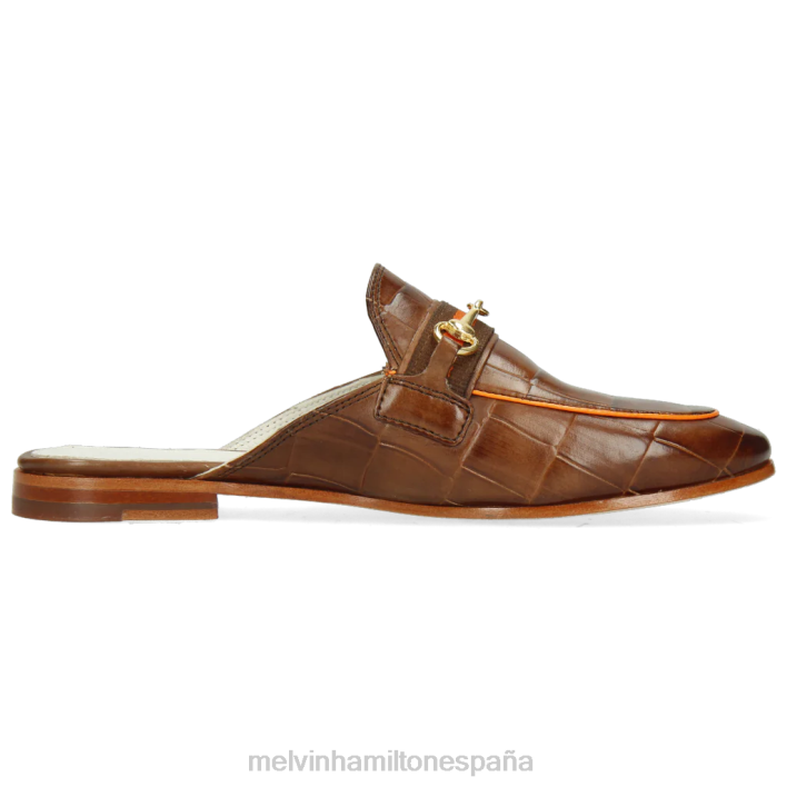 escarlata 46 mujer Melvin & Hamilton marrón JRT41708 mulas