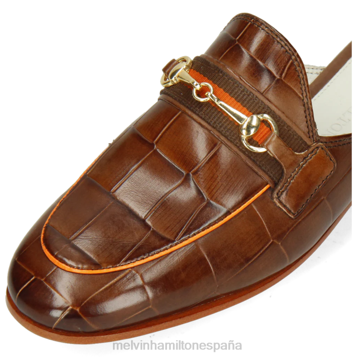 escarlata 46 mujer Melvin & Hamilton marrón JRT41708 mulas