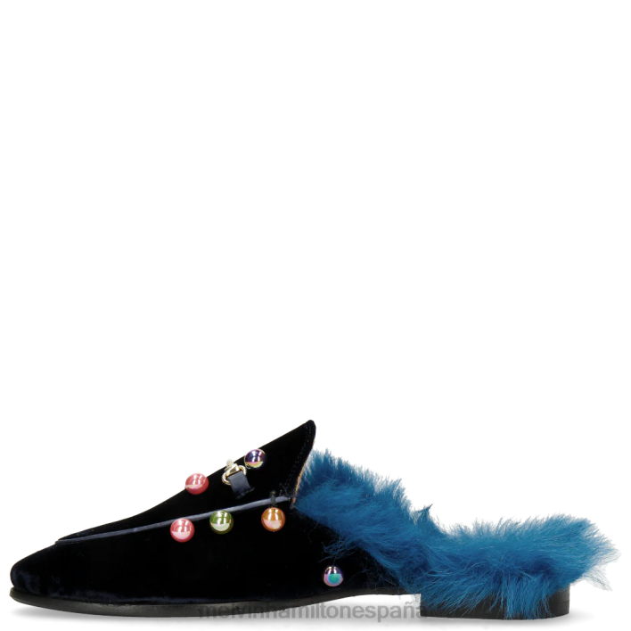 escarlata 4 mujer Melvin & Hamilton azul JRT41746 mulas