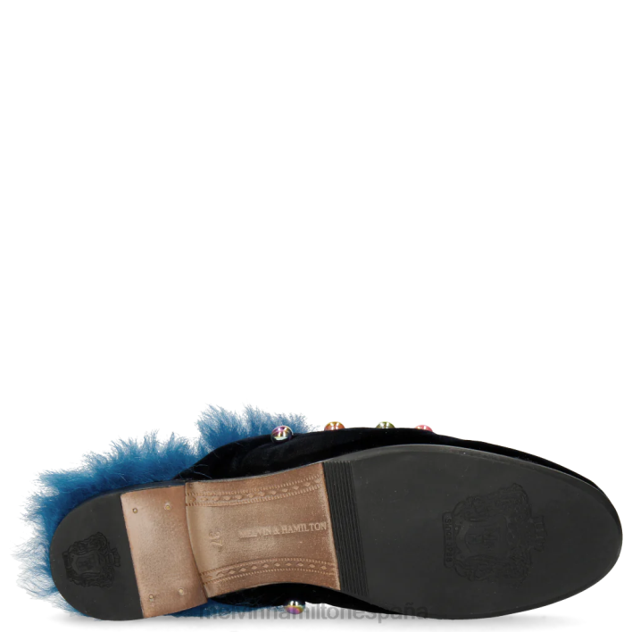 escarlata 4 mujer Melvin & Hamilton azul JRT41746 mulas