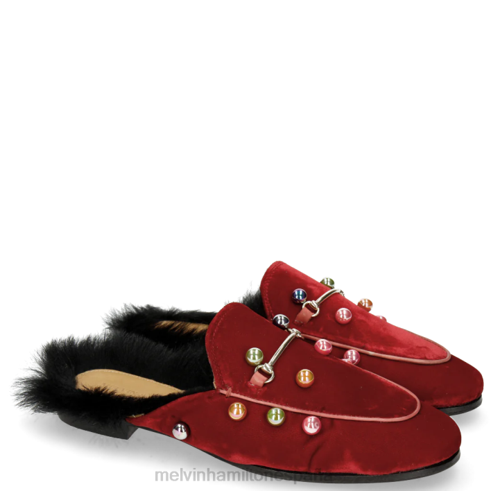 escarlata 4 mujer Melvin & Hamilton rojo JRT41751 mulas