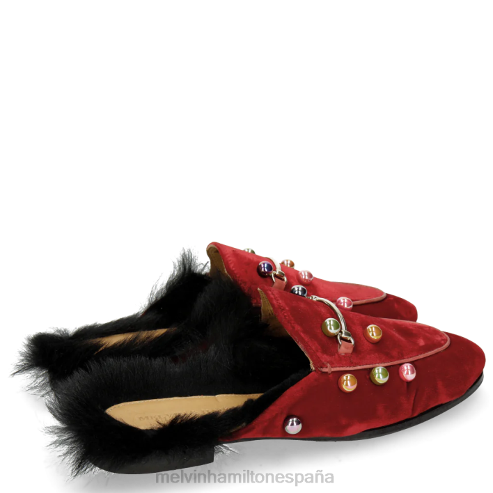 escarlata 4 mujer Melvin & Hamilton rojo JRT41751 mulas