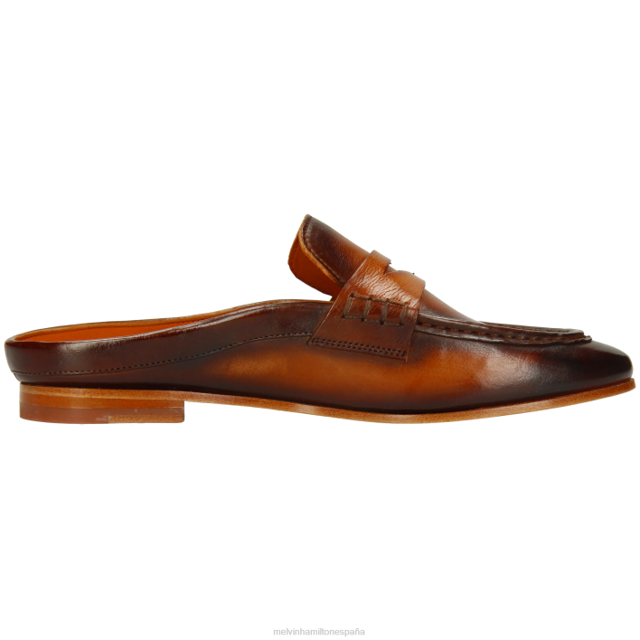 escarlata 71 mujer Melvin & Hamilton marrón JRT41549 mulas