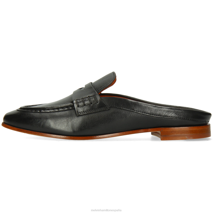 escarlata 71 mujer Melvin & Hamilton negro JRT41543 mulas