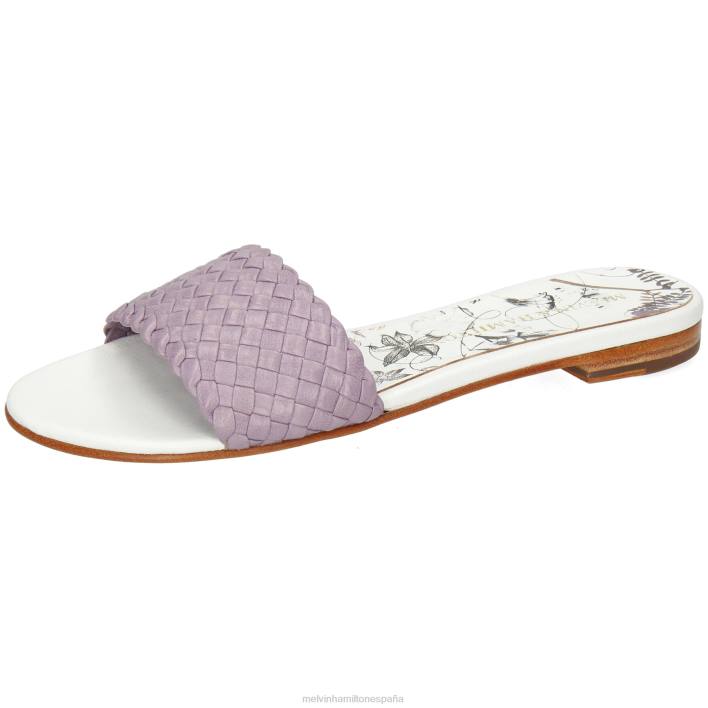 hanna 26 mujer Melvin & Hamilton púrpura JRT41678 mulas