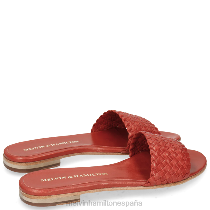 hanna 26 mujer Melvin & Hamilton rojo JRT41772 mulas