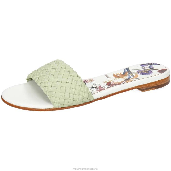hanna 26 mujer Melvin & Hamilton verde JRT41676 mulas