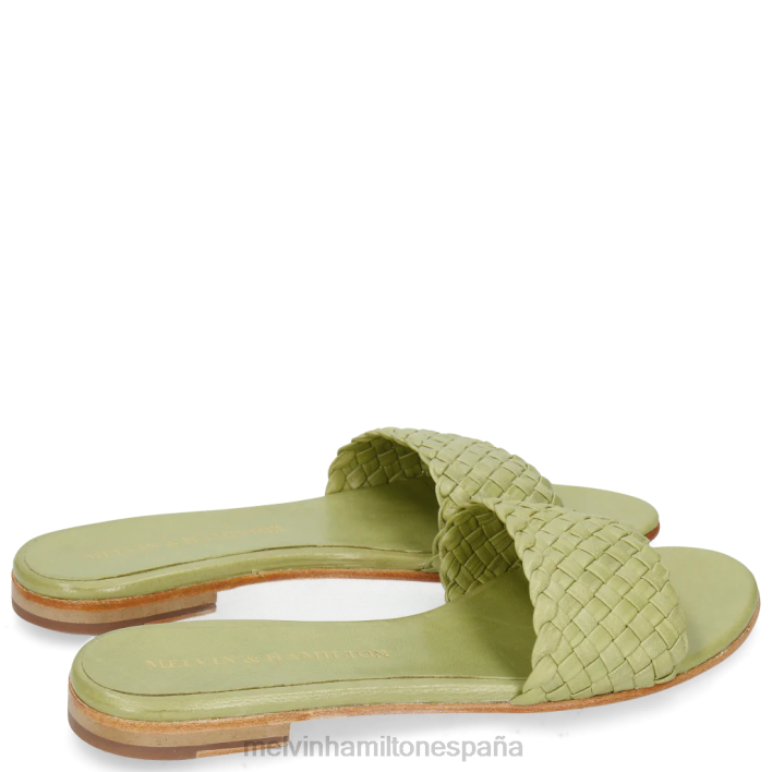 hanna 26 mujer Melvin & Hamilton verde JRT41774 mulas