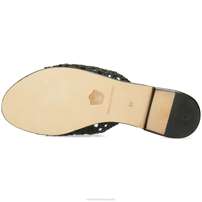 hanna 5 mujer Melvin & Hamilton negro JRT41775 mulas