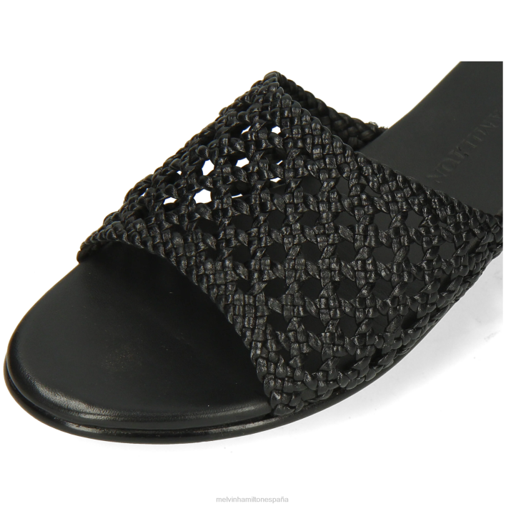 hanna 5 mujer Melvin & Hamilton negro JRT41775 mulas