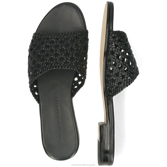hanna 5 mujer Melvin & Hamilton negro JRT41775 mulas