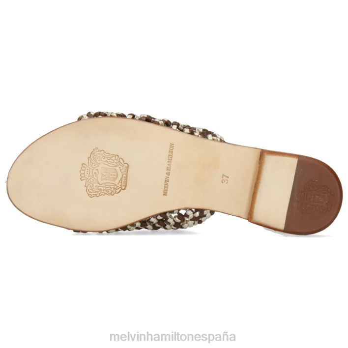hanna 64 mujer Melvin & Hamilton marrón JRT41716 mulas