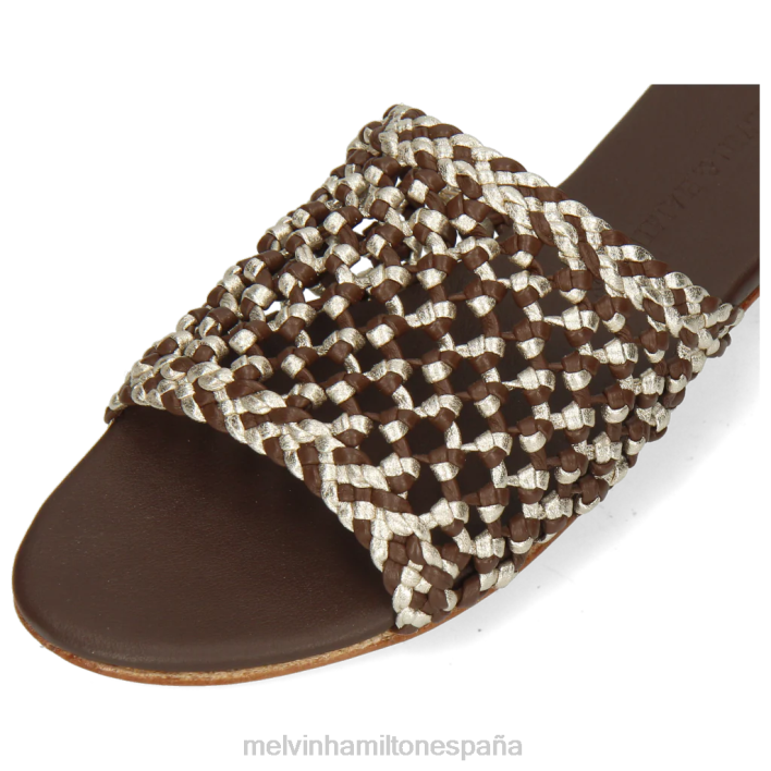 hanna 64 mujer Melvin & Hamilton marrón JRT41716 mulas