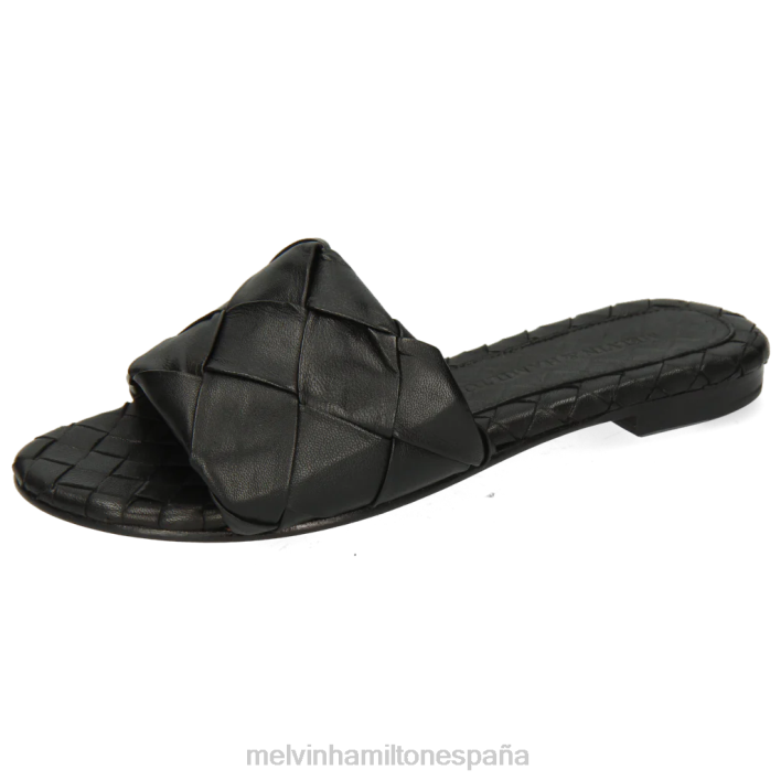 hanna 67 mujer Melvin & Hamilton negro JRT41649 mulas