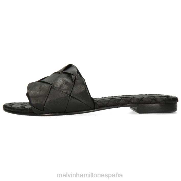 hanna 67 mujer Melvin & Hamilton negro JRT41649 mulas