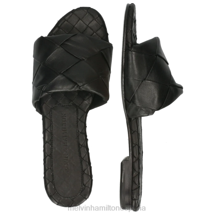 hanna 67 mujer Melvin & Hamilton negro JRT41649 mulas