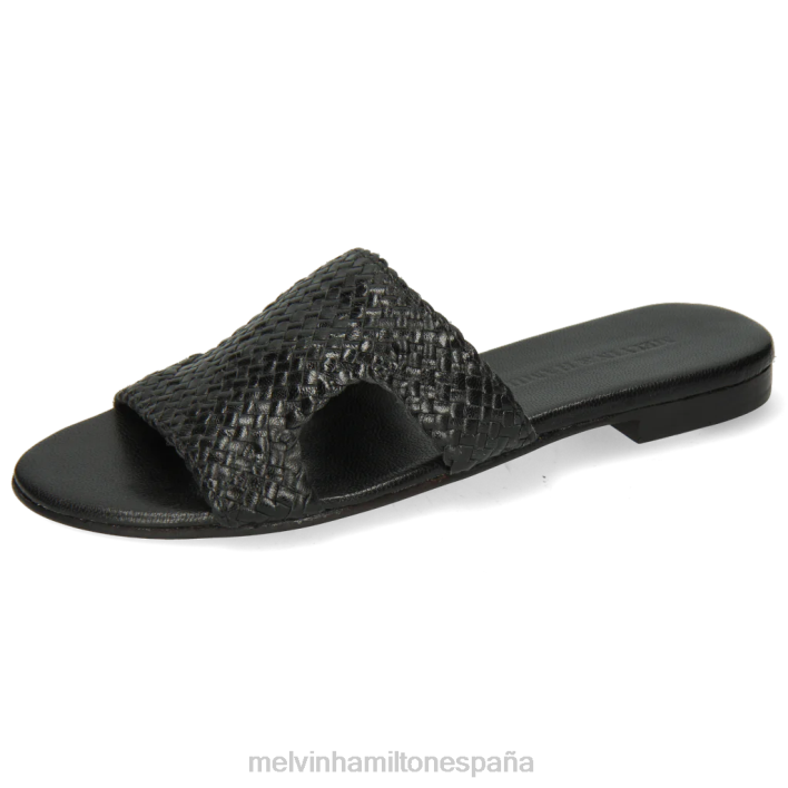 hanna 74 mujer Melvin & Hamilton negro JRT41689 mulas