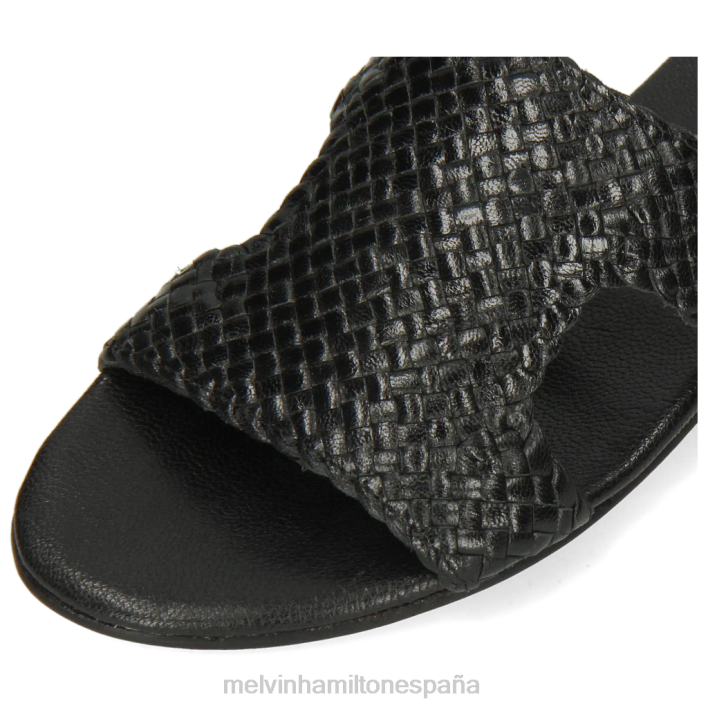 hanna 74 mujer Melvin & Hamilton negro JRT41689 mulas