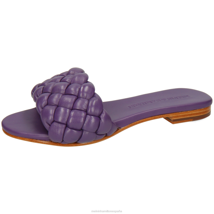 hanna 78 mujer Melvin & Hamilton púrpura JRT41597 mulas