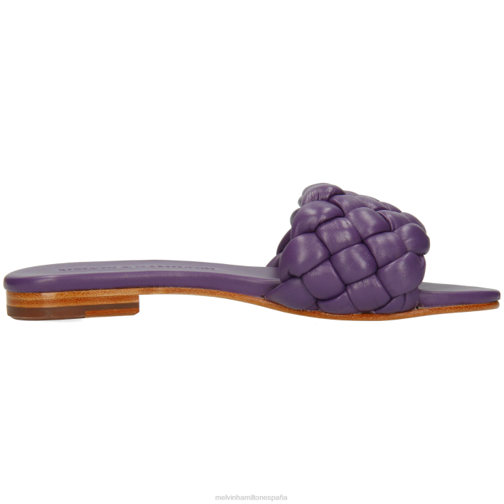 hanna 78 mujer Melvin & Hamilton púrpura JRT41597 mulas