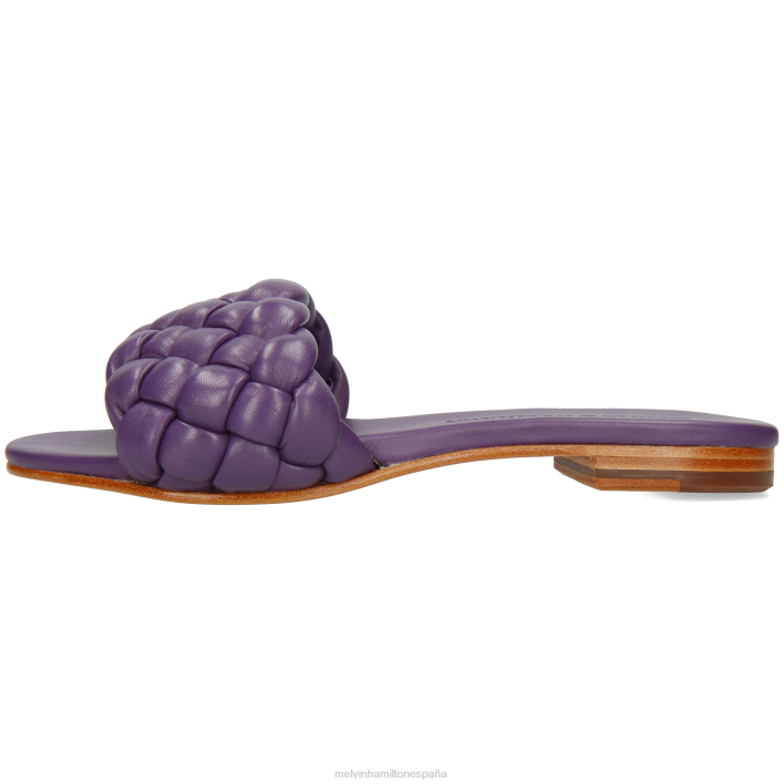 hanna 78 mujer Melvin & Hamilton púrpura JRT41597 mulas