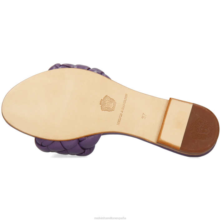 hanna 78 mujer Melvin & Hamilton púrpura JRT41597 mulas