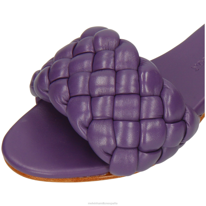 hanna 78 mujer Melvin & Hamilton púrpura JRT41597 mulas