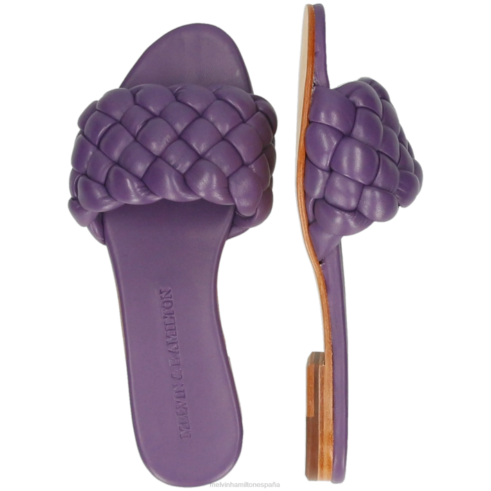 hanna 78 mujer Melvin & Hamilton púrpura JRT41597 mulas