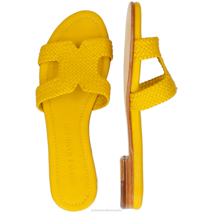 hanna 83 mujer Melvin & Hamilton amarillo JRT41628 mulas